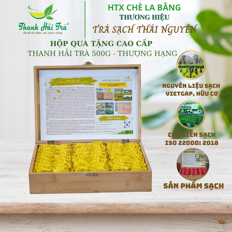 Hộp Tre Thanh Hải Trà 500g
