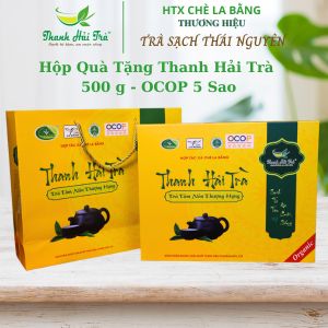 Hộp Thanh Hải Trà 500g - Vàng OCOP 5 Sao